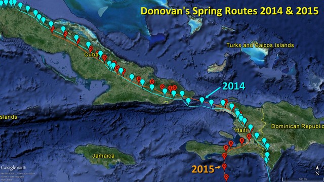 Donovan - Spring Migration Comparison